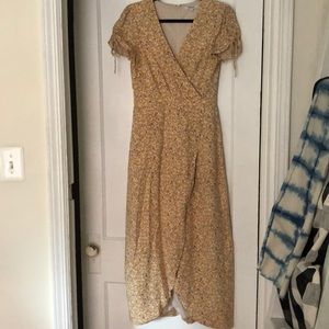 Madewell Floral print maxi dress